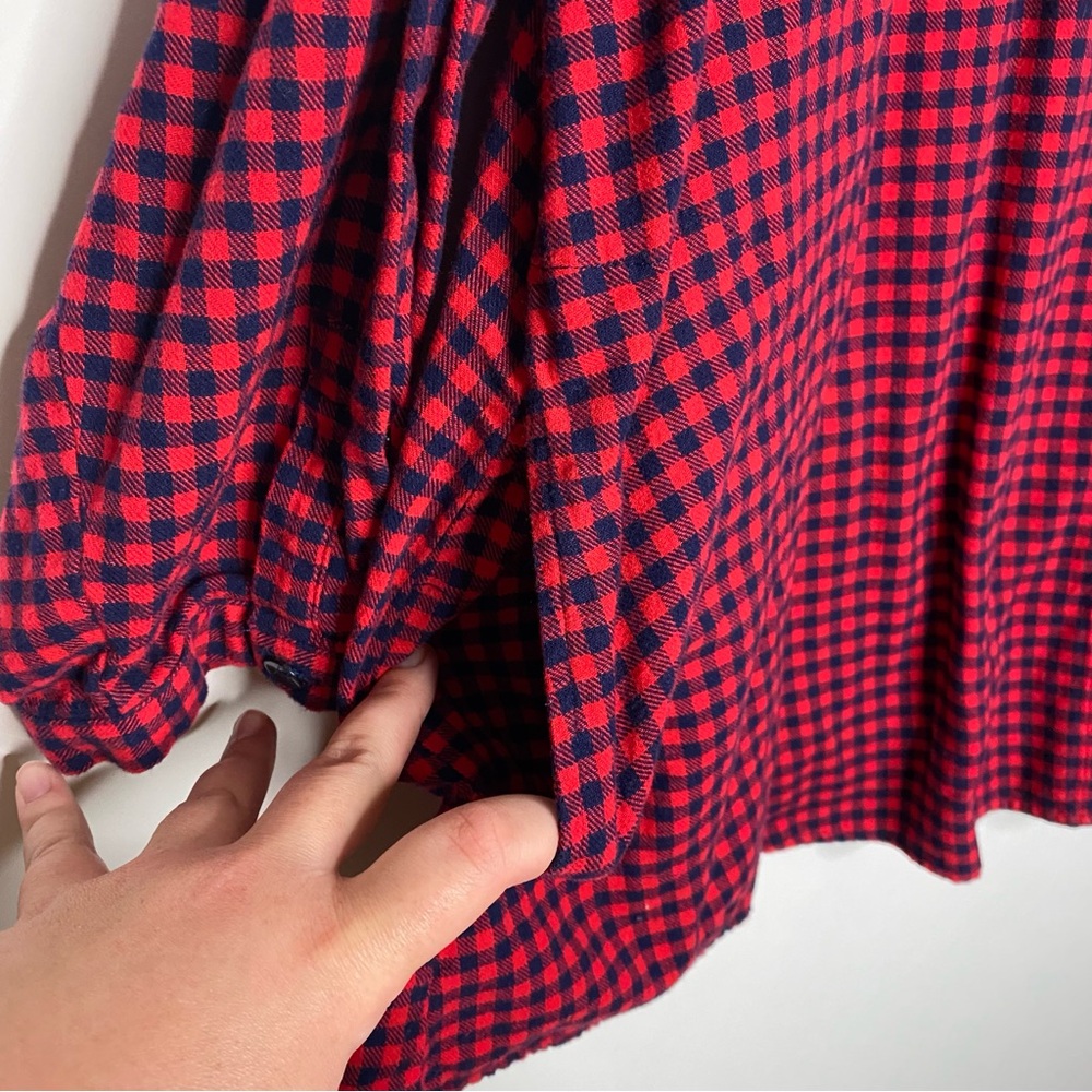 Joan Rivers Gingham Button Down Flannel Shirt 3x … - image 6